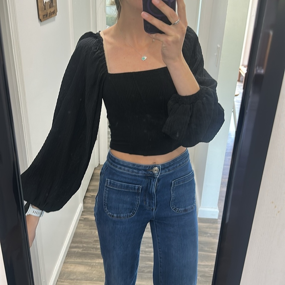 Urban Outfitters Black Top Blouse